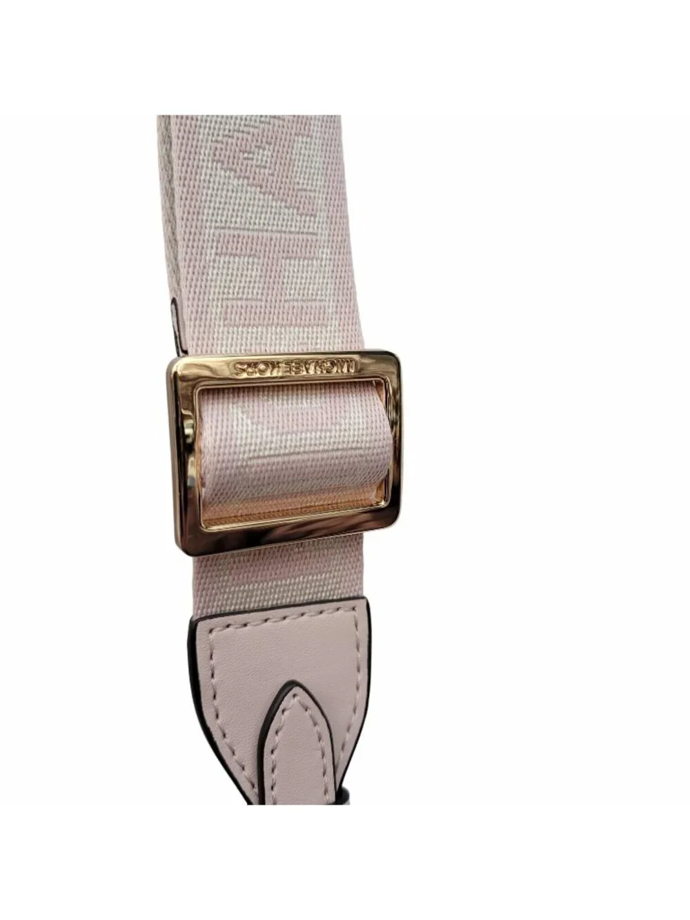 ❤️Michael Kors Sz M Crossbody Bag Jet Set Leather with Tech Case Pink Gold New